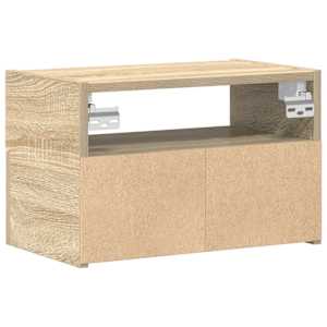 Nástěnný noční stolek dub sonoma 45x26x28,5 cm - obrázek 7