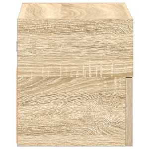 Nástěnné noční stolky 2 ks dub sonoma 45x26x28,5 cm - obrázek 6