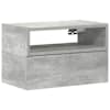 vidaXL Seinale kinnitatav &ouml;&ouml;kapp, betoonhall 45x26x28,5 cm