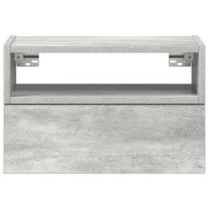 Nástěnné noční stolky 2 ks betonově šedé 45x26x28,5 cm - obrázek 4