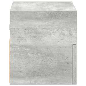Nástěnné noční stolky 2 ks betonově šedé 45x26x28,5 cm - obrázek 6