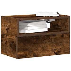 Stenska nočna omarica dimljeni hrast 45x26x28,5 cm