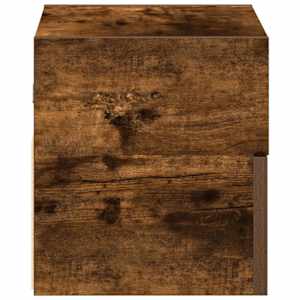 Nástěnné noční stolky 2 ks hnědý dub 45x26x28,5 cm - obrázek 6