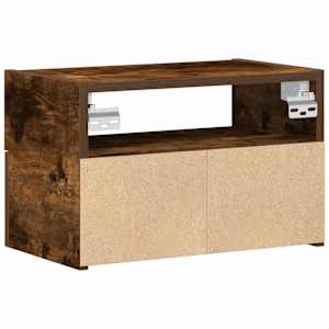 Nástěnné noční stolky 2 ks hnědý dub 45x26x28,5 cm - obrázek 7