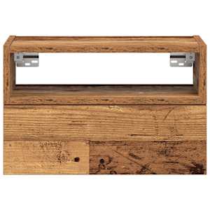 Nástěnné noční stolky 2 ks old wood 45x26x28,5 cm - obrázek 4