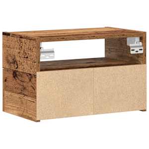 Nástěnné noční stolky 2 ks old wood 45x26x28,5 cm - obrázek 7
