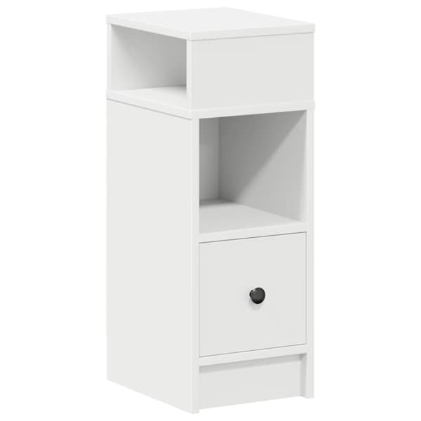 vidaXL &ouml;&ouml;kapp sahtliga Valge 25x31x66 cm