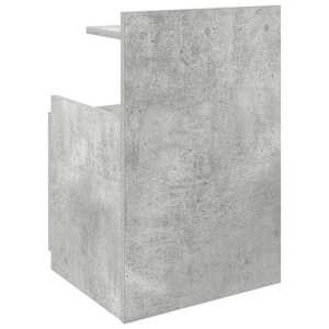 Noční stolky 2 ks se 2 zásuvkami betonově šedé 40 x 36,5 x 62 cm - obrázek 8