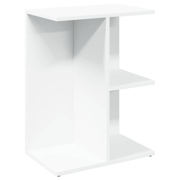 vidaXL &ouml;&ouml;kapp, valge 46,5x29x61 cm tehispuit
