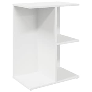 Noční stolky 2 ks bílý 46,5x29x61 cm kompozitní dřevo - obrázek 4