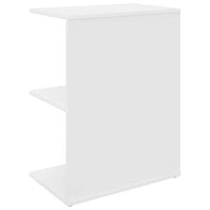 Noční stolky 2 ks bílý 46,5x29x61 cm kompozitní dřevo - obrázek 7