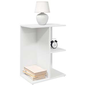 Noční stolky 2 ks bílý 46,5x29x61 cm kompozitní dřevo