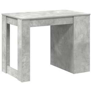 Psací stůl se zásuvkou a policí betonově šedý 102x62x77,5 cm - obrázek 7