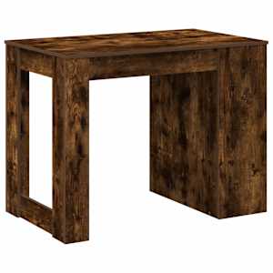 Psací stůl se zásuvkou a policí kouřový dub 102x62x77,5 cm - obrázek 7