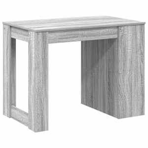 Psací stůl se zásuvkou a policí šedý sonoma 102x62x77,5 cm - obrázek 7