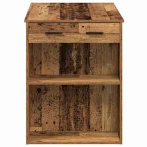 Psací stůl se zásuvkou a policí starého dřeva 102x62x77,5 cm - obrázek 6