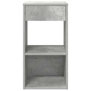 Noční stolky se zásuvkou 2 ks betonově šedá 35x34x66,5 cm - obrázek 4