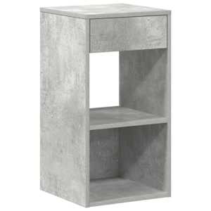 Noční stolky se zásuvkou 2 ks betonově šedá 35x34x66,5 cm - obrázek 5