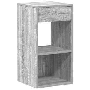 Noční stolky se zásuvkou 2 ks šedý sonoma 35x34x66,5 cm - obrázek 5