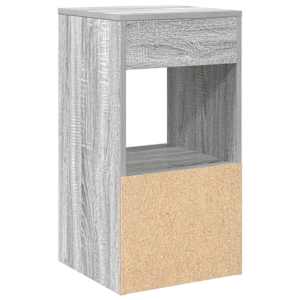 Noční stolky se zásuvkou 2 ks šedý sonoma 35x34x66,5 cm - obrázek 8