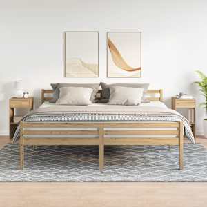 vidaXL Noćni ormarići s ladicom 2 kom artisan hrast 35x34x66,5 cm