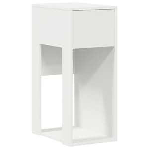 vidaXL Arvutitorni alus Sahtliga Valge 30x44x74 cm