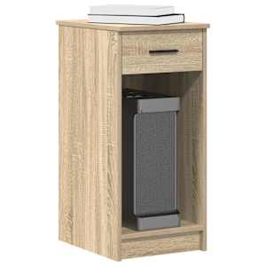 Računalniški stolp s predalom sonoma hrast 35x45x77 cm