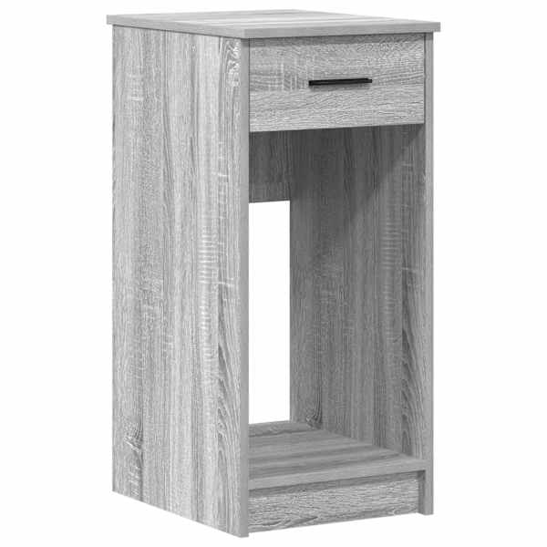 vidaXL arvutitorni alus sahtliga, hall Sonoma tamm, 35x45x77 cm