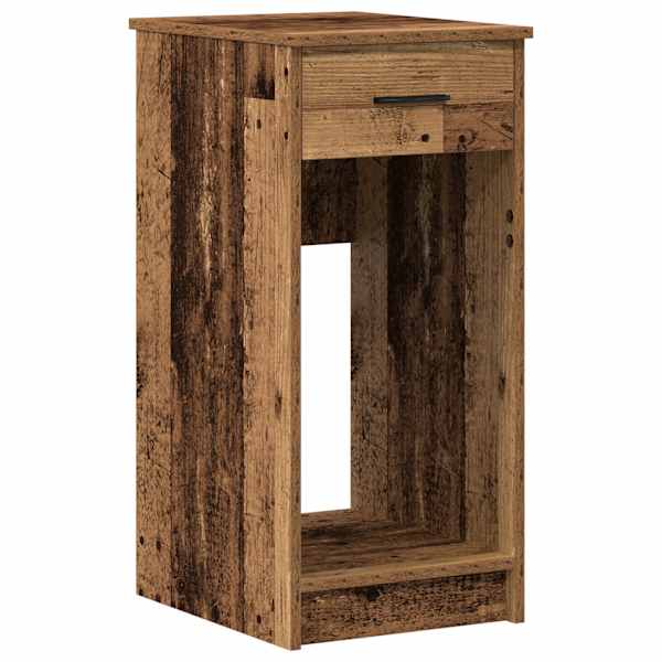 vidaXL arvutitorni alus sahtliga, vana puit, 35x45x77 cm