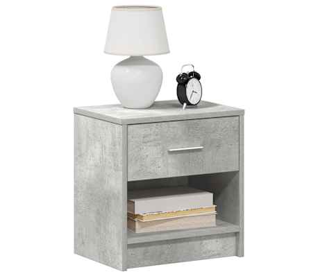 vidaXL betonsz&uuml;rke &eacute;jjeliszekr&eacute;ny fi&oacute;kkal 39x28x41 cm