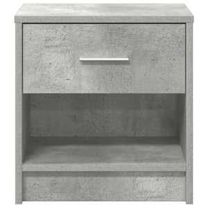 Noční stolky 2 ks se zásuvkou betonově šedé 39 x 28 x 41 cm - obrázek 4