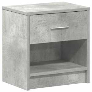 Noční stolky 2 ks se zásuvkou betonově šedé 39 x 28 x 41 cm - obrázek 6