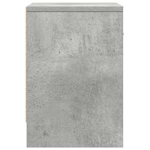 Noční stolky 2 ks se zásuvkou betonově šedé 39 x 28 x 41 cm - obrázek 7