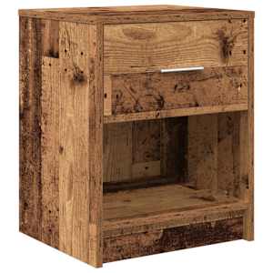Noční stolek se zásuvkou old wood 40 x 34 x 50 cm - obrázek 2