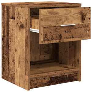 Noční stolek se zásuvkou old wood 40 x 34 x 50 cm - obrázek 5