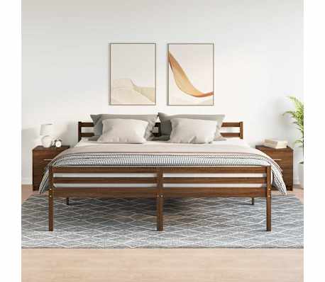 vidaXL Nachttische 2 Stk. mit 2 Schubladen Eichen-Optik 40x36x50 cm