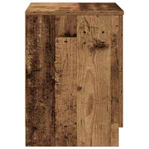 Noční stolek se 2 zásuvkami old wood 40 x 36 x 50 cm - obrázek 7