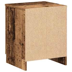 Noční stolek se 2 zásuvkami old wood 40 x 36 x 50 cm - obrázek 8