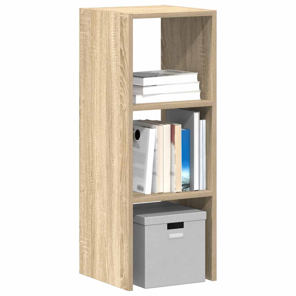 vidaXL Bibliotecă stivuabilă Stejar Sonoma 30x30x80 cm Lemn prelucrat