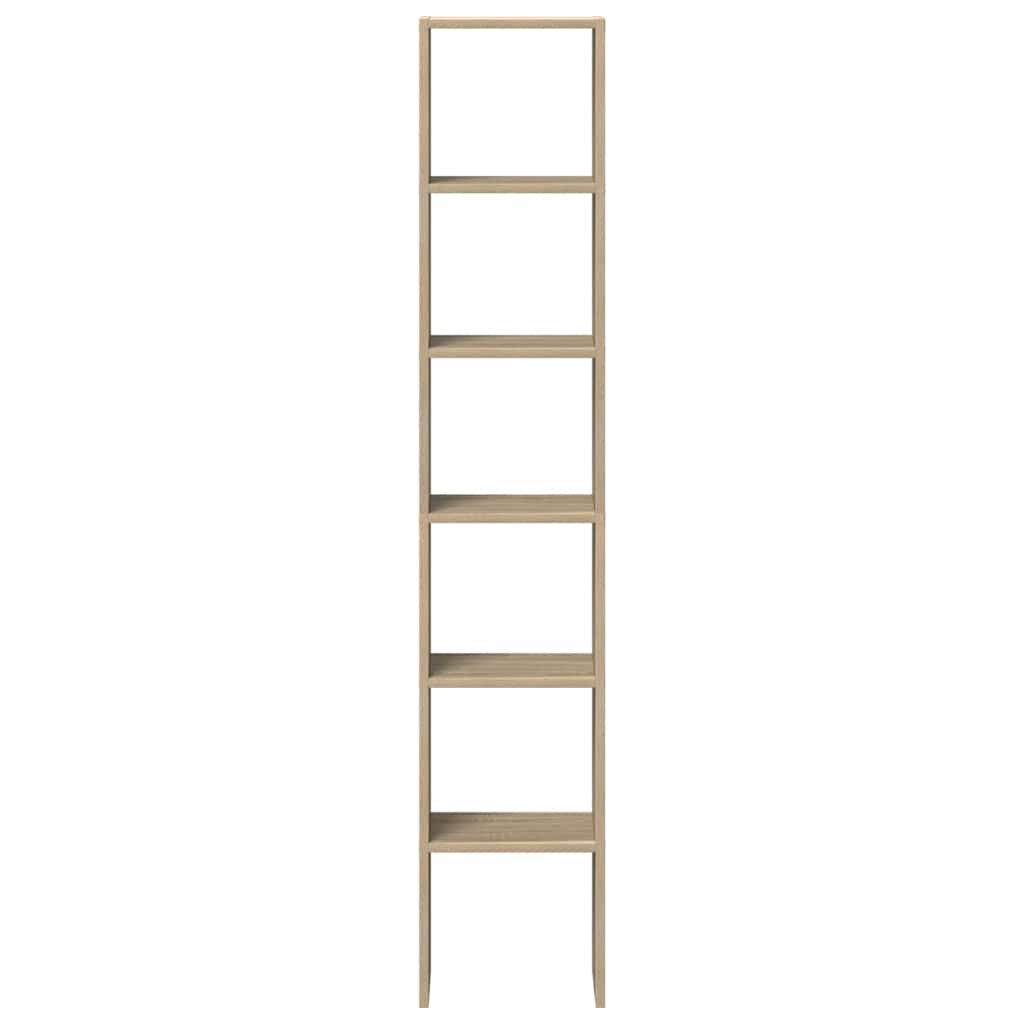 vidaXL Boekenkasten 2 st 30x30x80 cm bewerkt hout sonoma eiken, foto 4