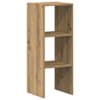 vidaXL raamaturiiul, virnastatav, k&auml;sit&ouml;&ouml;tamm, 30x30x80 cm, tehispuit
