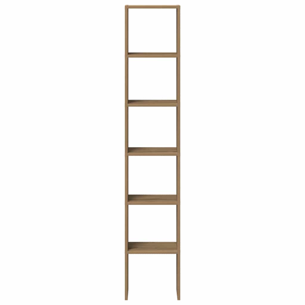 vidaXL Boekenkasten 2 st 30x30x80 cm bewerkt hout artisanaal eiken, foto 4