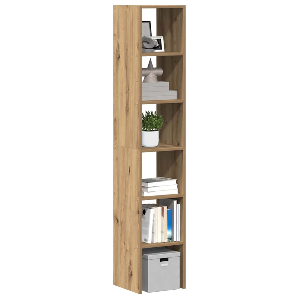 vidaXL bogreoler stabelbare 2 stk. 30x30x80 cm egetræsfarvet