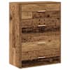vidaXL kapid 4 sahtliga 2 tk, vana puit, 60x31x40 cm, tehispuit