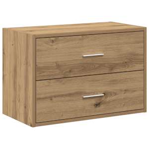 vida Skříňka s 2 zásuvkami dub artisan 60x31x40 cm kompozitní dřevo - obrázek 2