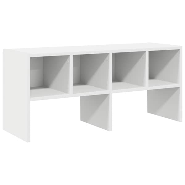 vidaXL Kingariiul Virnastatav Valge 89,5x30x40 cm