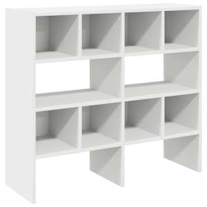 vidaXL kingariiulid 2 tk virnastatavad, valge, 89,5x30x40 cm