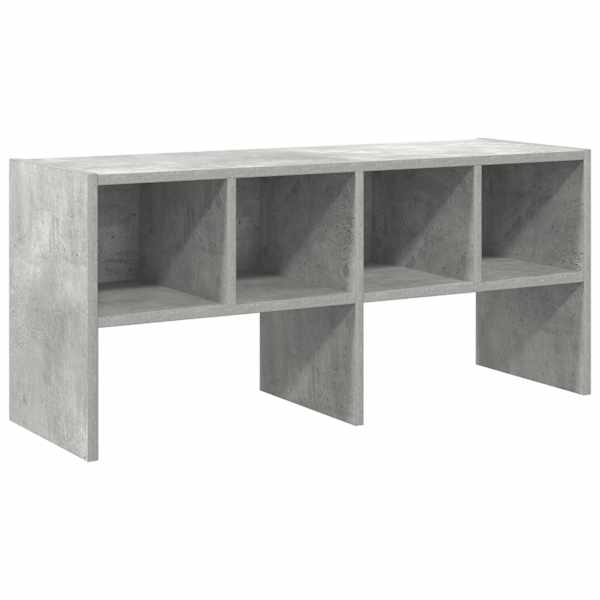vidaXL kingariiul virnastatav, betoonhall, 89,5 x 30 x 40 cm