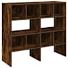 vidaXL kingariiulid 2 tk virnastatavad, suitsutatud tamm, 89,5x30x40cm
