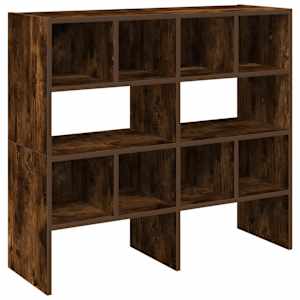 vidaXL kingariiulid 2 tk virnastatavad, suitsutatud tamm, 89,5x30x40cm